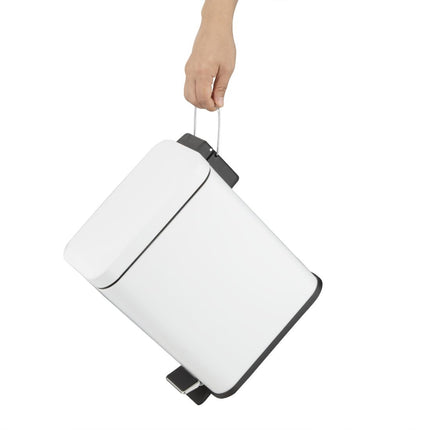 Slim Bathroom Pedal Bin White 5L | Jantex 5