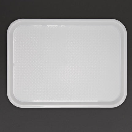Polypropylene Non-Slip Tray White 34.5x26.5cm | Olympia Kristallon 2