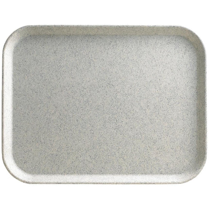 Small Versa Lite Speckled Smoke Polyester Tray | Cambro
