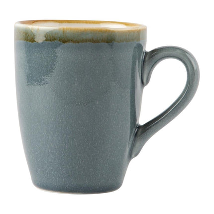 Kiln Natural Porcelain Mugs Blue 340ml | Olympia | 6 pcs