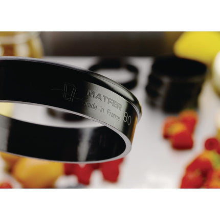 Exoglass Tart Rings 8 cm Diameter | Matfer Bourgeat 3