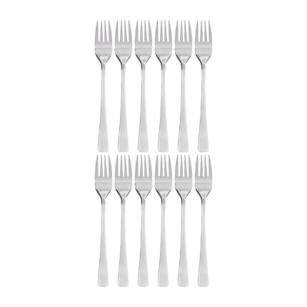 Dessert Forks | Olympia Clifton | 12 Pieces | Polished 18/0 Stainless Steel 6