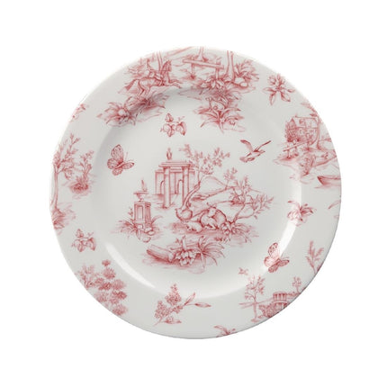 Vintage Toile Cranberry Tea Plate 20.3cm | Churchill