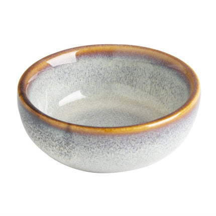 Grey Plain Dip Bowls 78mm | Olympia Drift | Porcelain
