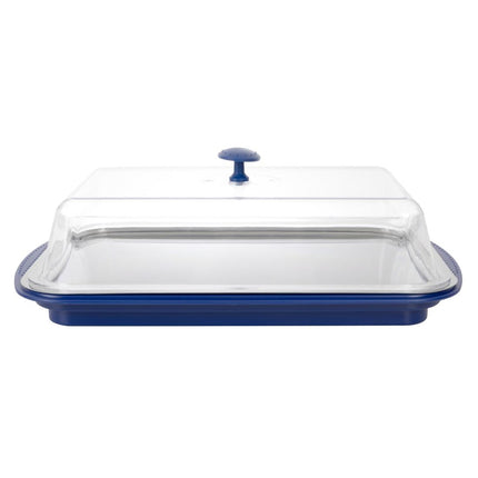 APS Stainless Steel and Plastic Chilled Serving Platter with Lid and Coolers 2