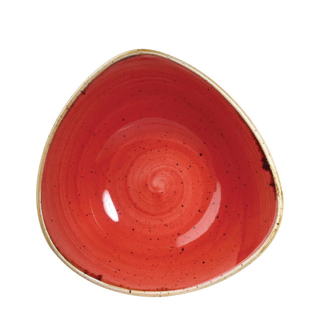 Stonecast Berry Red Lotus Bowl 22.9cm | Churchill