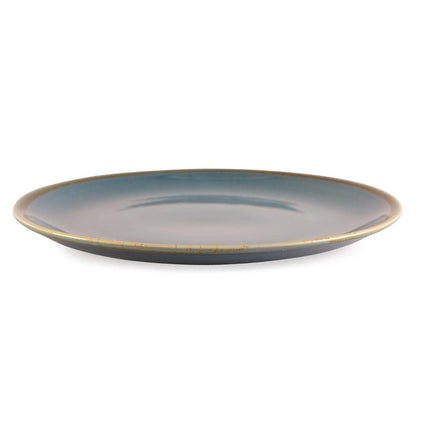 Ceramic Kiln Ocean Blue Round Plates 28cm | Olympia 4