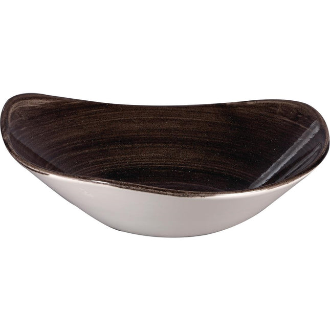 Black Serving Bowl 235mm | Churchill Stonecast Patina