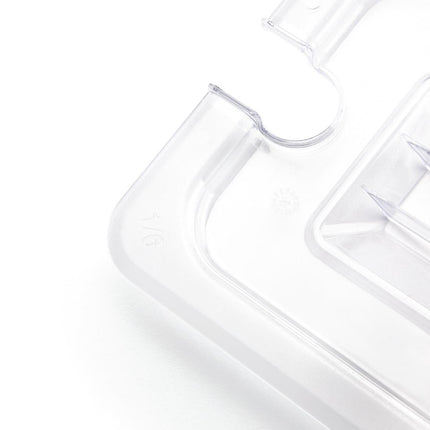 Polycarbonate Lid with Spoon Slot | Vogue | GN 1/6 4
