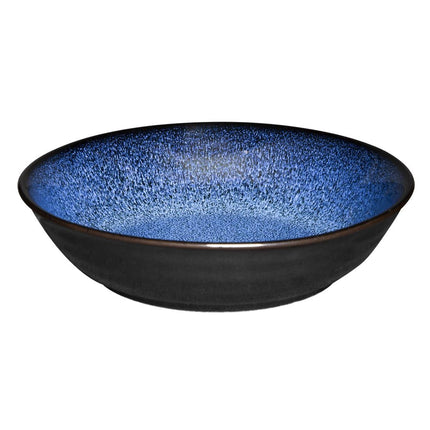 Midnight Blue Reactive Glaze Coupe Bowls 210mm | Olympia Luna | Earthenware