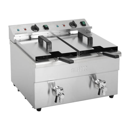 Double Induction Deep Fryer 2x 3000W | Buffalo