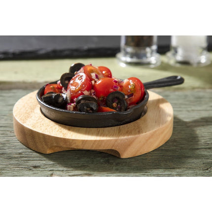 Heavy Wooden Trivet 11.5cm | Olympia 7
