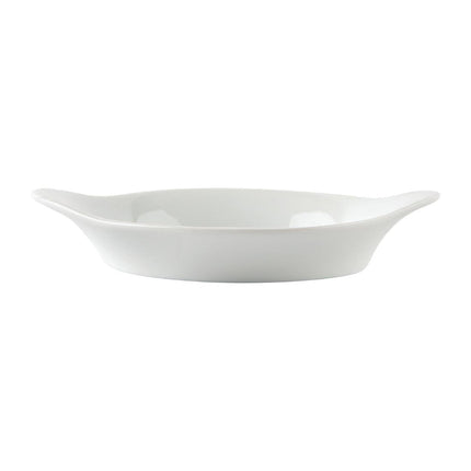 Round Gratin Dishes with Handles 13cm | Olympia Whiteware | Set of 6 3