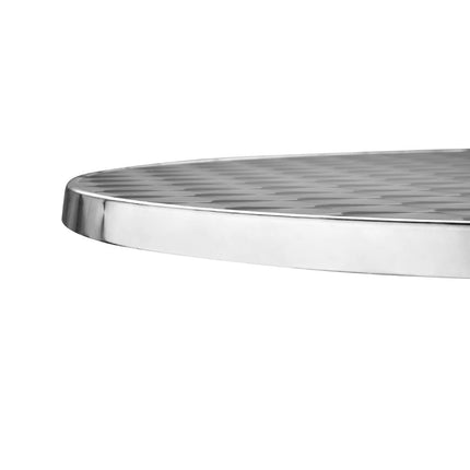 Round Stainless Steel Table 80cm | Bolero 3