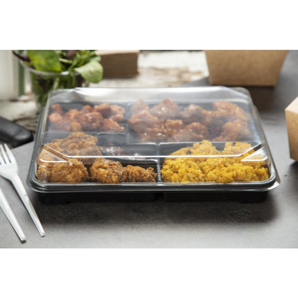 Recyclable Bento Boxes 263 x 201 mm | Faerch | 90 Pieces | rPET Material 8
