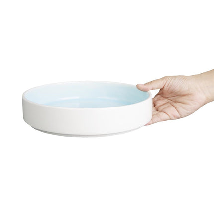 Fondant Aqua Blue Bowls 215mm | Olympia 3