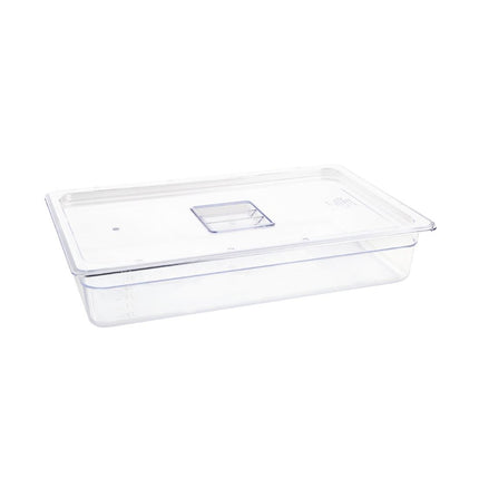 Polycarbonate 1/1 Gastronorm Container 100mm | Vogue | Transparent 2