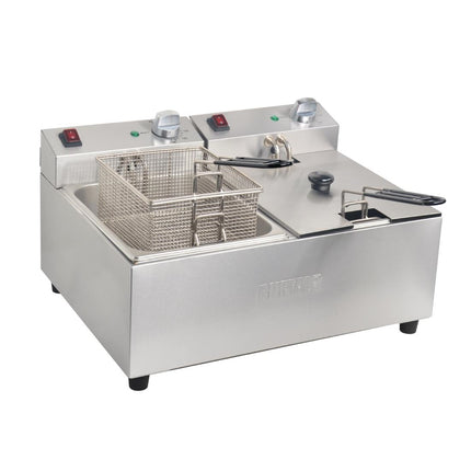 Twin Tank Countertop Fryer 2x5L | Buffalo | 2x2.8kW 6