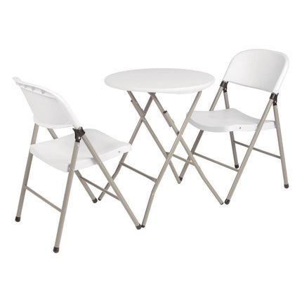 Folding Chairs White | Bolero | 2 Pieces 2