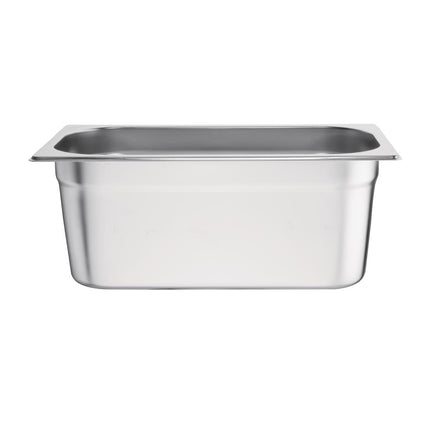 Stainless Steel GN 1/3 Container 100mm | Vogue | 325x176mm 6
