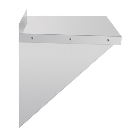 Stainless Steel Oven/Microwave Wall Shelf 56x56cm | Vogue 8