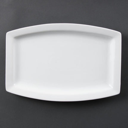 Rectangular Serving Platter 32cm | Olympia Whiteware | Set of 6