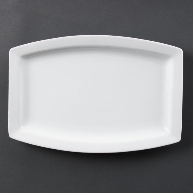 Rectangular Serving Platter 32cm | Olympia Whiteware | Set of 6