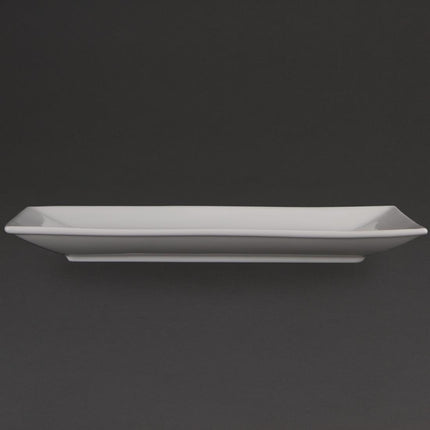 Rectangular Whiteware Serving Platters 31x18cm | Olympia | Set of 2 2