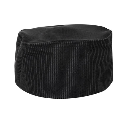 Cool Vent Chalk Stripe Beanie | Chef Works | Lightweight Poly-Cotton 3
