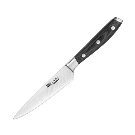Tsuki Series 7 Japanese VG-10 Damascus Steel 5-Piece Knife Set with Sheath | Vogue 3