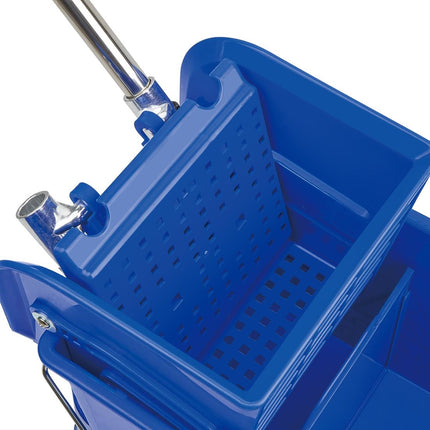 Kentucky Mop Bucket with Wringer 20L | Jantex | Blue 4