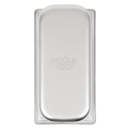 Stainless Steel GN 1/3 Container 200mm Depth | Vogue 6