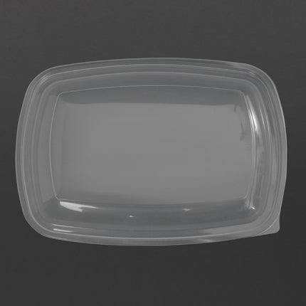 Fastpac Large Rectangular Food Container Lids | Microwave Safe 5