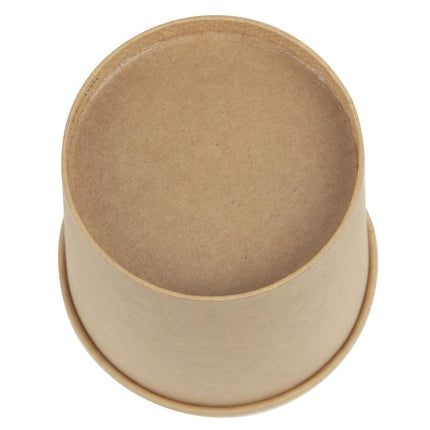 Microwave-Safe Kraft Soup Bowls 450ml with Steam Vent Lids | Colpac 4