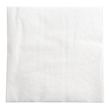 White Paper Cocktail Napkins 24x24cm | Fasana