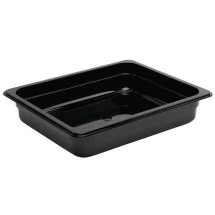Polycarbonate Black Container GN 1/2 65mm | Vogue