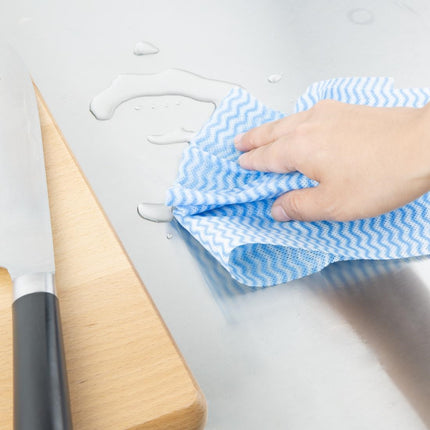 Jantex Green Compostable Cleaning Cloth Blue 200 Pack 6