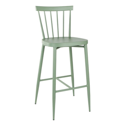 Green High Aluminium Bar Stools | Bolero Windsor | 2 Pieces