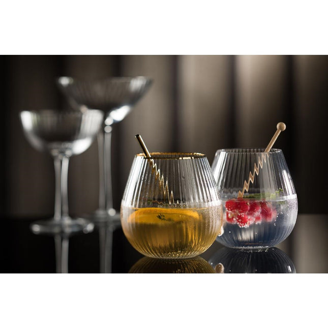 Stemless Gin Glasses 650ml | Utopia Hayworth | Glamorous Cocktail Collection 2
