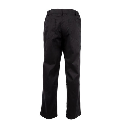Executive Herringbone Black Chef Pants L | Chef Works 9