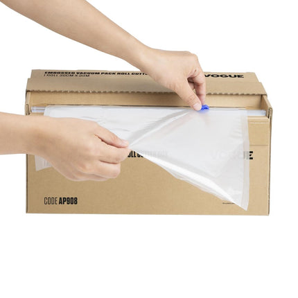 Vacuum Packaging Roll with Cutter Box (Embossed) 300 mm | Vogue 2