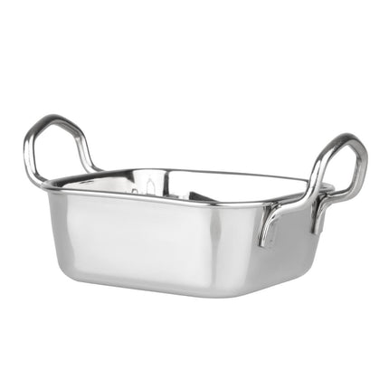 Square Stainless Steel Table Presentation Dish 115x115mm | Olympia
