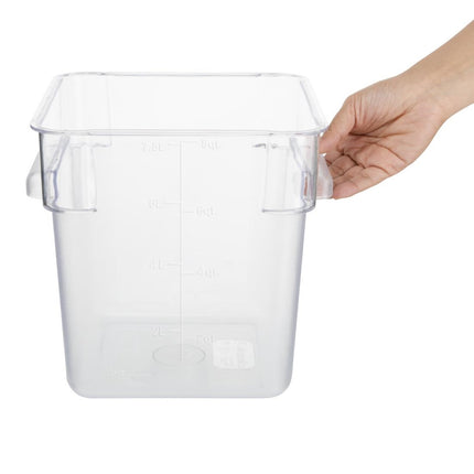 Polycarbonate Square Storage Container 7L | Hygiplas 4
