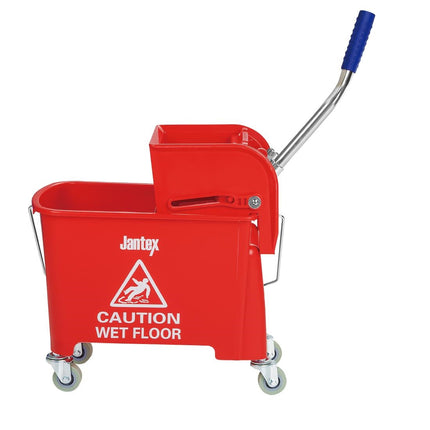 Kentucky Mop Bucket with Wringer 20L | Jantex | Red 2