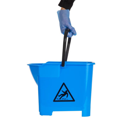 Blue Color-Coded Mop Bucket 16L | Jantex 6