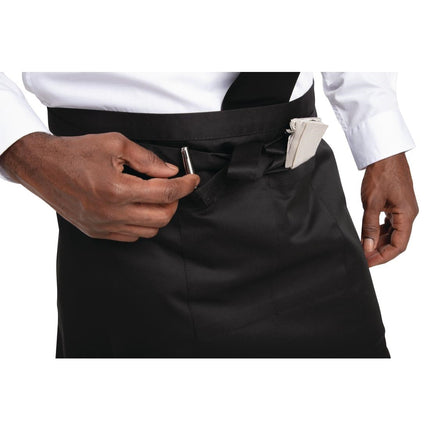 Short Black Bib Apron | Whites 4