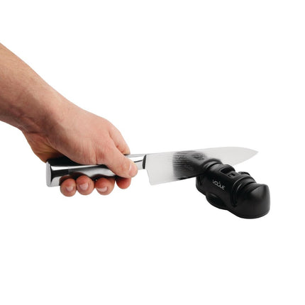 Vogue Manual 2-Stage Knife Sharpener with Suction Base 2