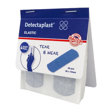 Detectable Elastic Plasters 25 x 72 mm | Detectaplast | Pack of 100 7