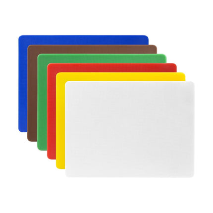Small LDPE Cutting Board Set 300x225x10mm | Hygiplas