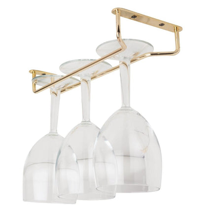 Brass Glass Rack 25.5cm | Classic & Retro Style 2